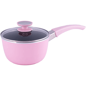 Cacerola con mango 18cm Rosa T/V