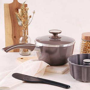 Cacerola 18cm con mango Terra