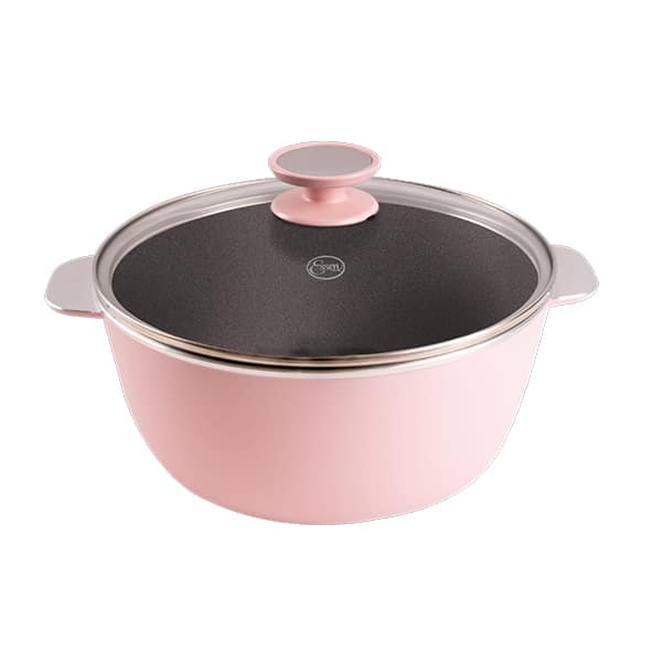 Cacerola 24cm Rosa T/V - Imagen 2