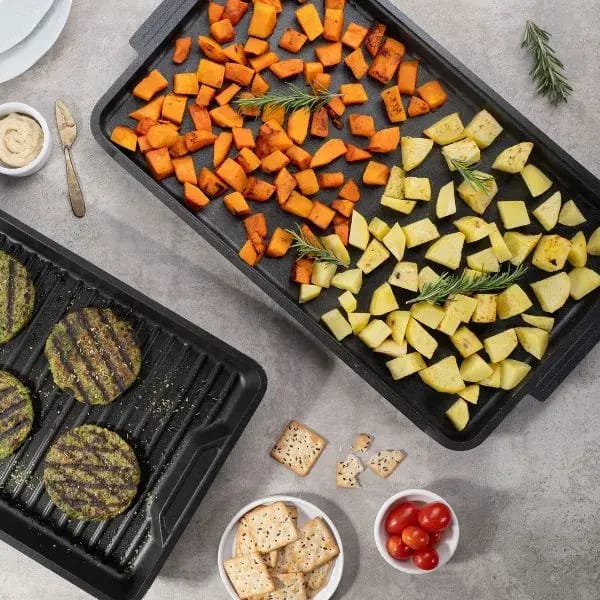 vegetales-asados_en_plancha_nuit_y_hamburguesas_en_urban_grill_essen