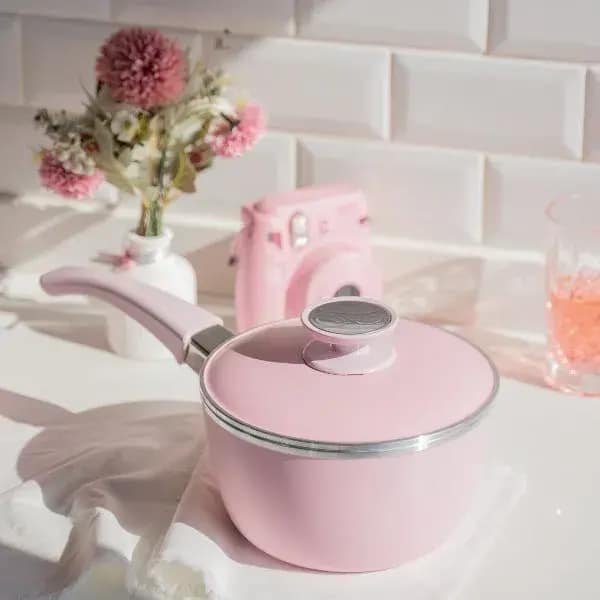 cacerola 18cm essen linea rosa