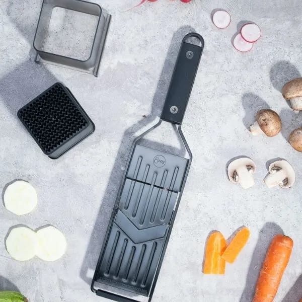 Mandolina Essen con verduras laminadas para recetas prácticas